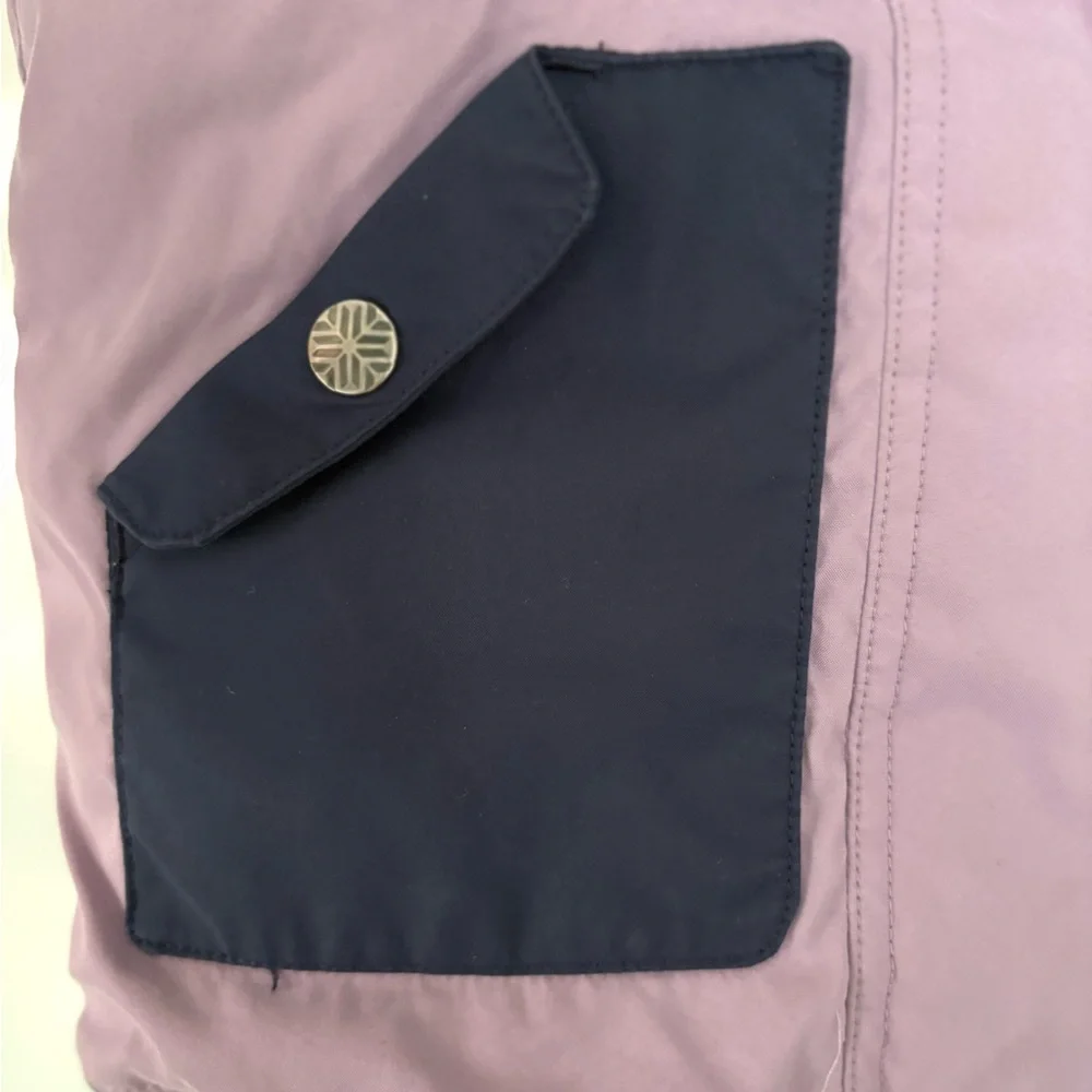 Hanna Andersson - Adorable Lavender & Navy Blue Spring Jacket - Size 90 - 3T